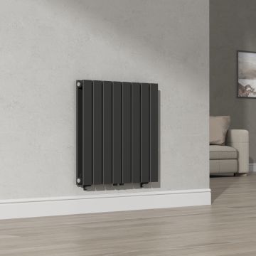 Kétrétegű design radiátor Nore fekete 60x60cm, 809W [neu.haus]