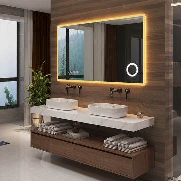 LED fürdőszobai tükör Racale fehér több méretben [pro.tec]