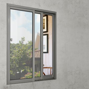 [casa.pro]® Ablakfólia 50 cm x 10 m öntapadós üvegfólia belátásgátló belátás elleni tükörfólia ablakra ajtóra ezüst tükröződő