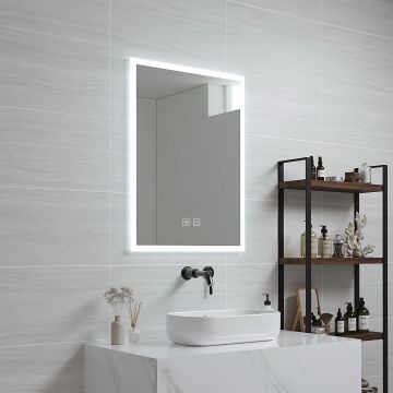 LED fürdőszobai tükör Scafa 45x60 cm fehér [pro.tec]
