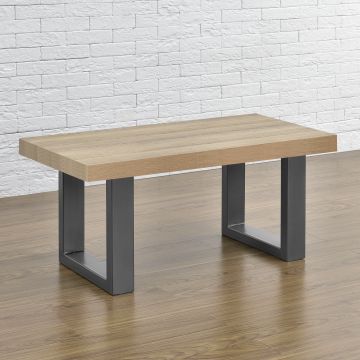 Asztalláb Modell O 2 db szettben 40 x 43 cm ezüst-szürke [en.casa]  