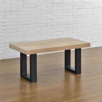 Asztalláb Modell H 2 db szettben 30 x 43 cm fekete [en.casa] 