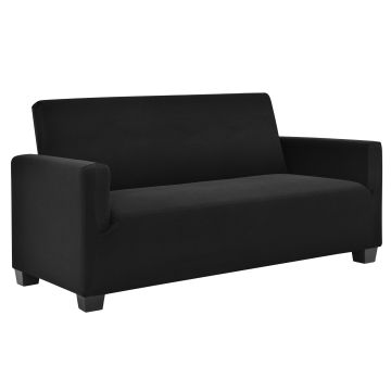 [neu.haus]® Kanapé huzat fekete 120-190 cm széles kanapéra bútorhuzat stretches, nyúlékony anyag 