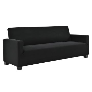 [neu.haus]® Kanapé huzat fekete 140-210 cm széles kanapéra bútorhuzat stretches, nyúlékony anyag 