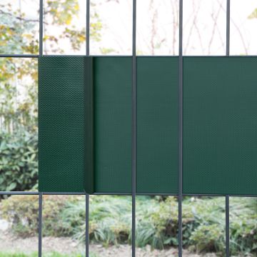 Belátásgátló kerítés fólia Jesteburg 35 m PVC Mohazöld, matt (RAL 6005) [en.casa] 