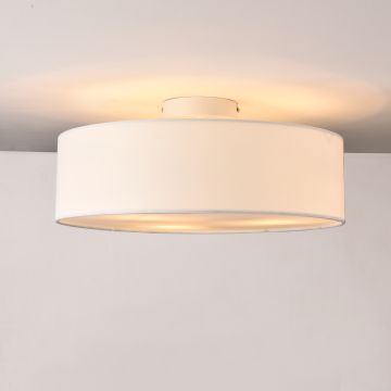 Mennyezeti lámpa Omaha 3xE27 átmérő 45 cm organza fehér [lux.pro] 
