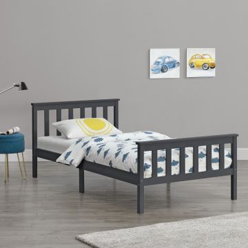 [en.casa]® Faágy Breda ágyráccsal matrac nélkül különböző méretek több színben