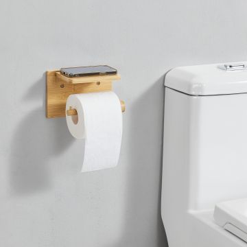 WC-papír tartó Vallentuna Bambusz [en.casa]