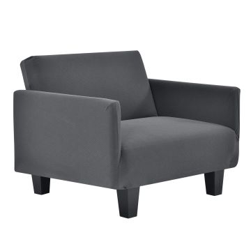 [neu.haus]® Fotel huzat sötétszürke 70-120 cm széles fotelra bútorhuzat stretches, nyúlékony anyag 
