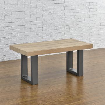Asztalláb Modell P 2 db szettben 30 x 43 cm ezüst-szürke [en.casa]  