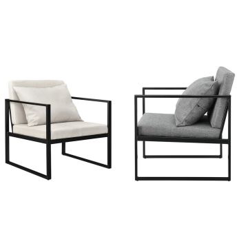 Design fotel 2 darabos szett - 70 x 60cm