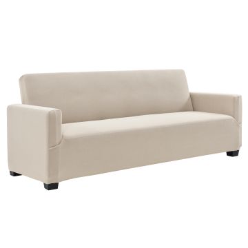[neu.haus]® Kanapé huzat homokszínű 140-210 cm széles kanapéra bútorhuzat stretches, nyúlékony anyag 