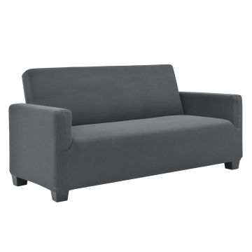 [neu.haus]® Kanapé huzat sötétszürke 120-190 cm széles kanapéra bútorhuzat stretches, nyúlékony anyag 