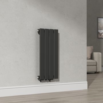 Egyrétegű design radiátor Nore fekete 60x30cm, 249W [neu.haus]