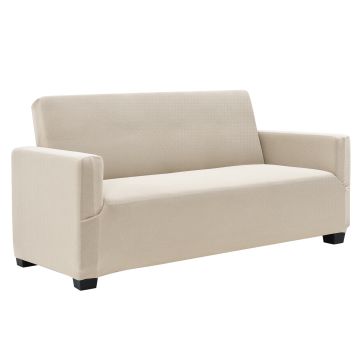 [neu.haus]® Kanapé huzat homokszínű 120-190 cm széles kanapéra bútorhuzat stretches, nyúlékony anyag 