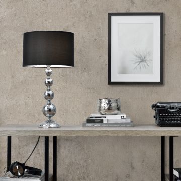 Asztali lámpa Frisco 51 x ø 29 cm fekete [lux.pro]