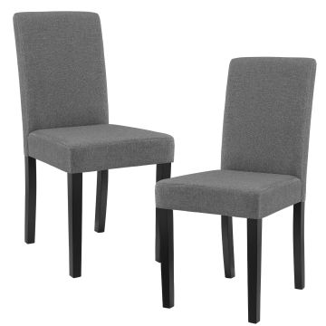 Elegáns párnázott szövet székek
