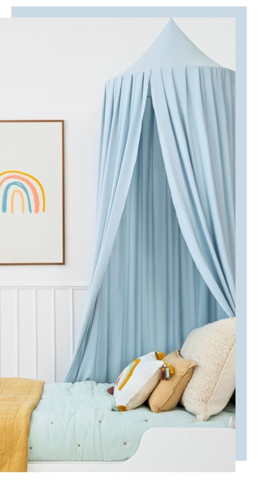 Ein Betthimmel für dein Kinderbett