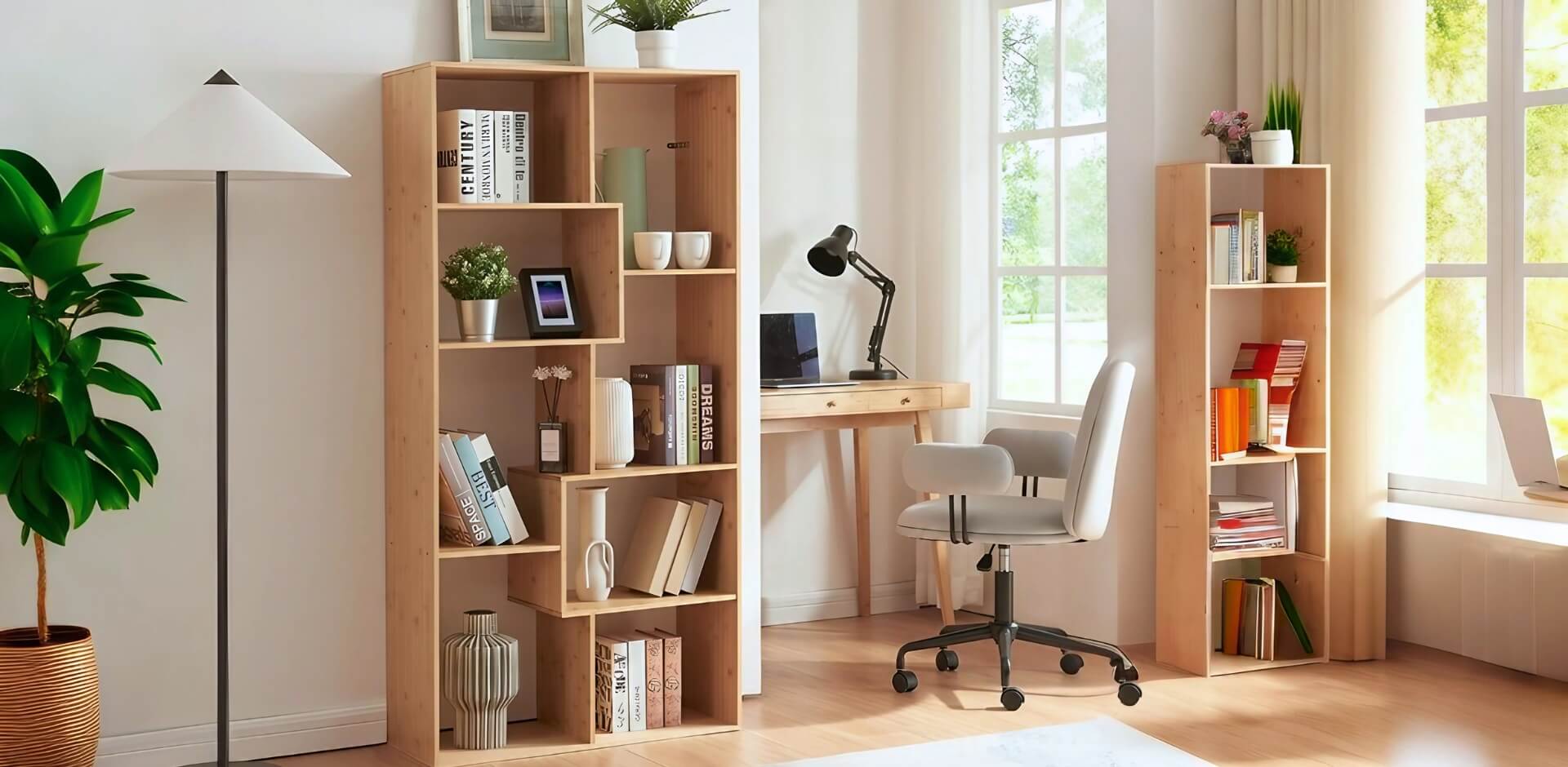 Bambusz bútorok az irodába | premiumXL